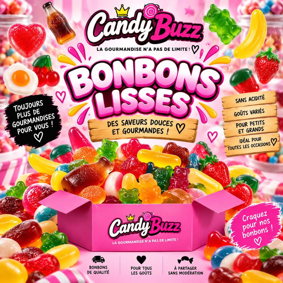 Bonbons Lisses