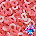 Anneaux sucrés fraise (100g)
