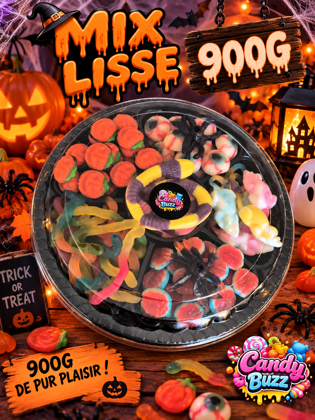 Plateau dégustation mix halloween (900g)
