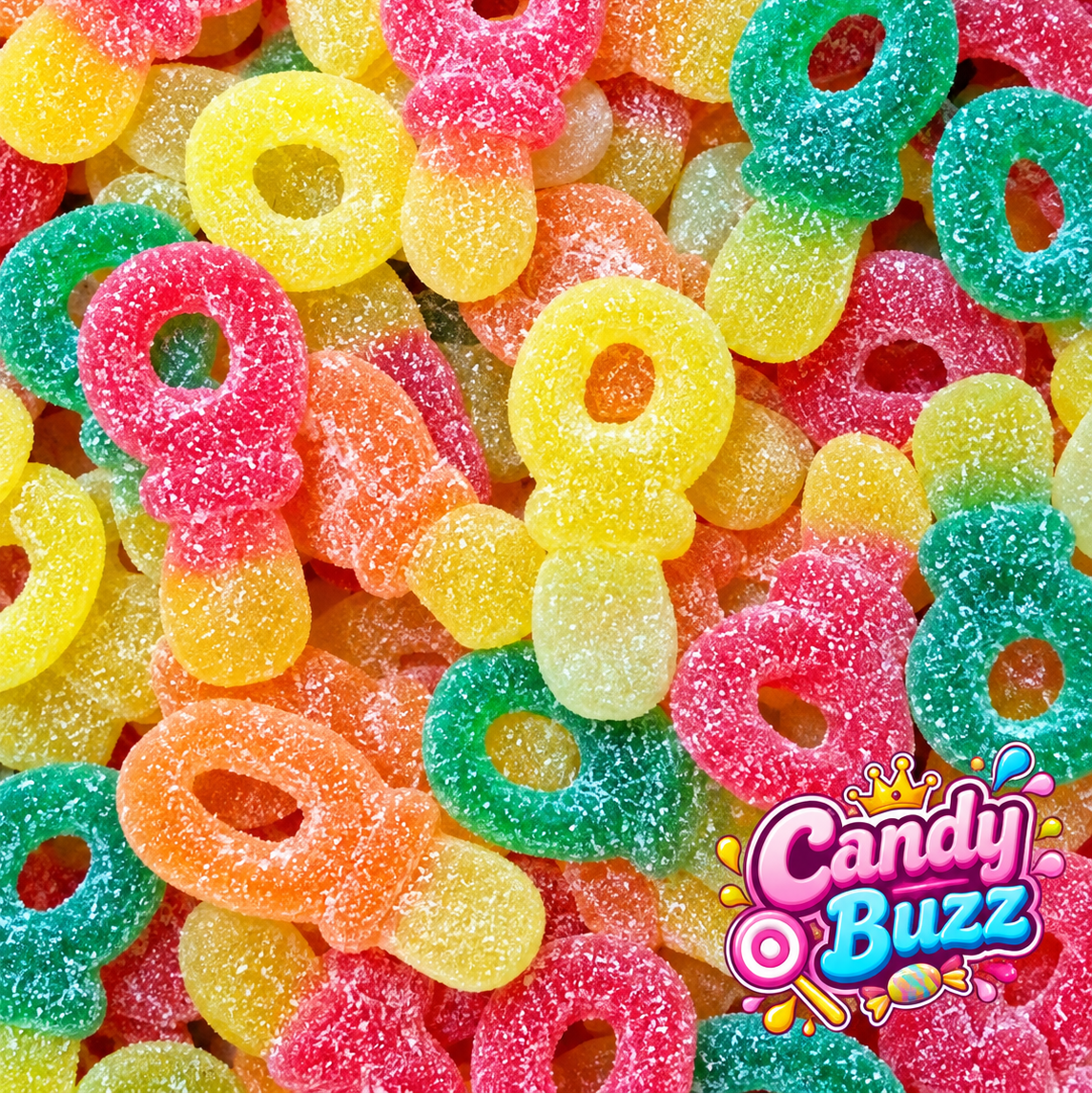 Tétines assorties sucrés (100g)