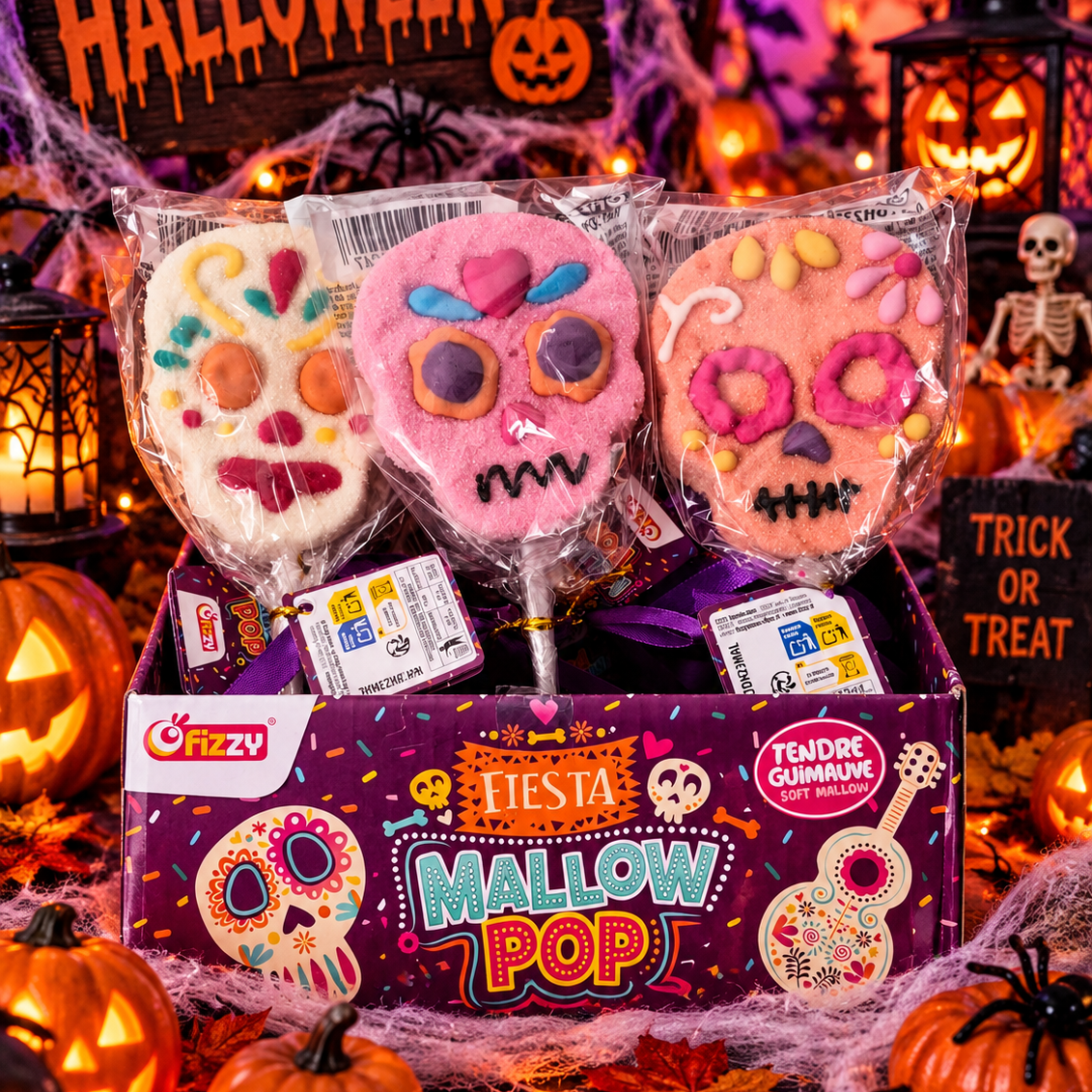 Sucette fiesta mallow pop (x1)